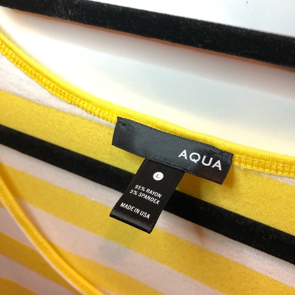 Yellow Stripe Tank with Pocket - Picture 6 of 7